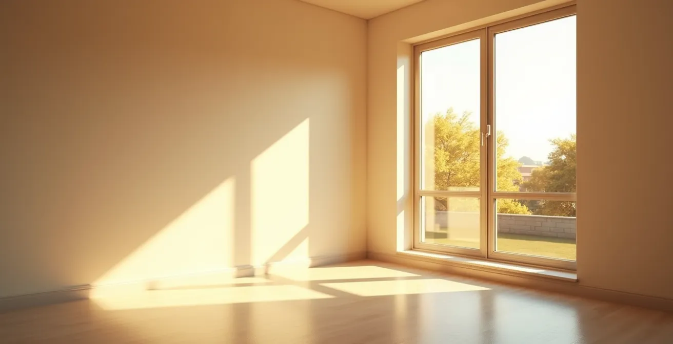 Représentation visuelle de l'impact de l'orientation sur les performances thermiques des fenêtres